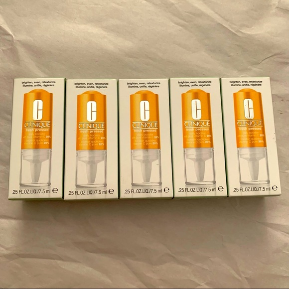 Clinique Other - 5 x clinique fresh pressed daily booster